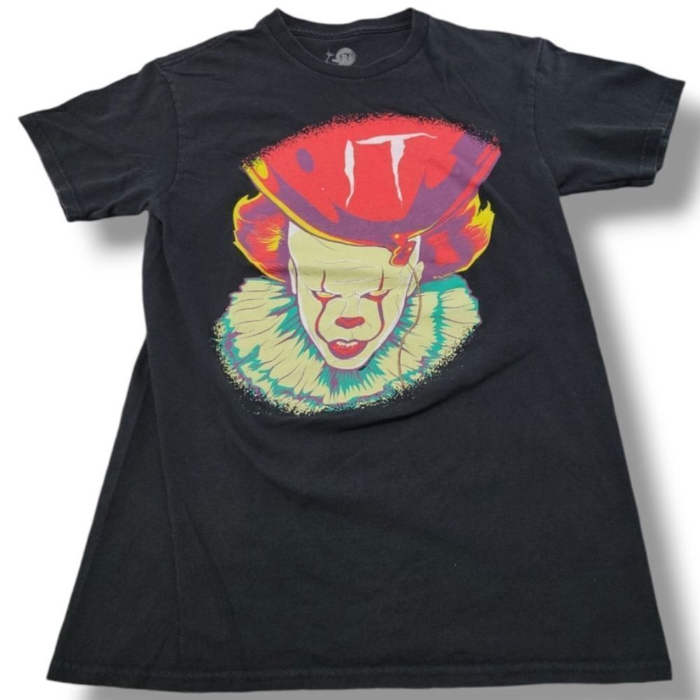 IT Movie Shirt Size Small Pennywise Graphic Print T-Shirt Horror Tee Scary Clown